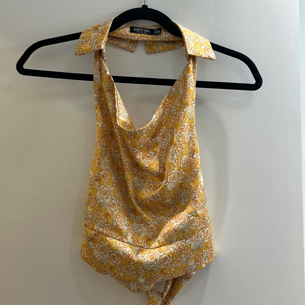 Nasty Gal , size small , open back halter